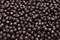 4mm Czech Fire Polish Round Bead, Pastel Dark Brown, 50 pieces